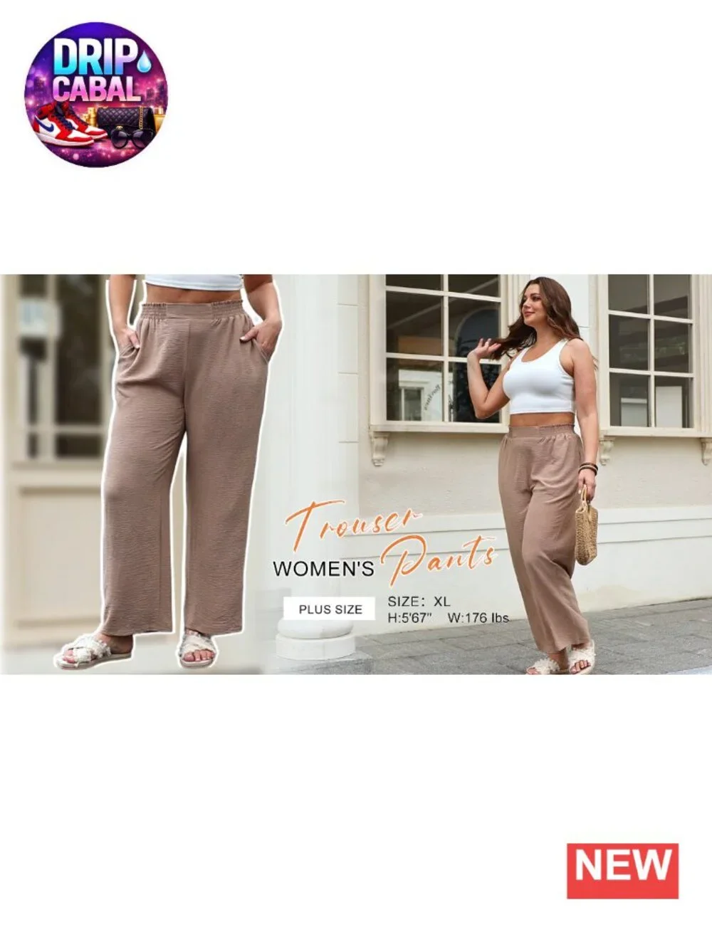 Wide Leg Palazzo Pants for Women High Waist Side Pockets Summer Flowy Lounge